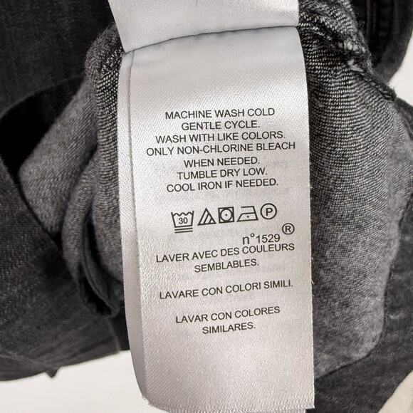 Lauren Ralph Lauren Women’s Denim Cotton Popover Shift Dress XS Gray - Picture 13 of 16